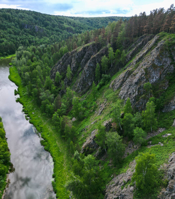 Обложка для места Бердские скалы
