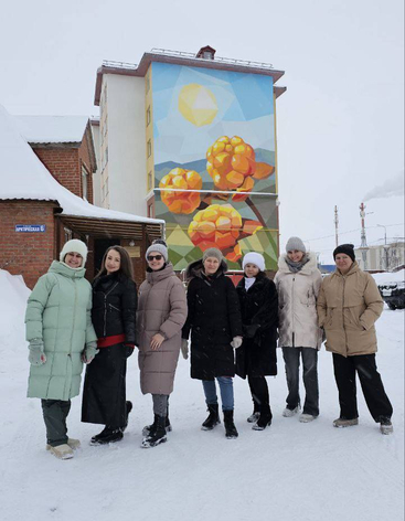 Мурал «Морошка»