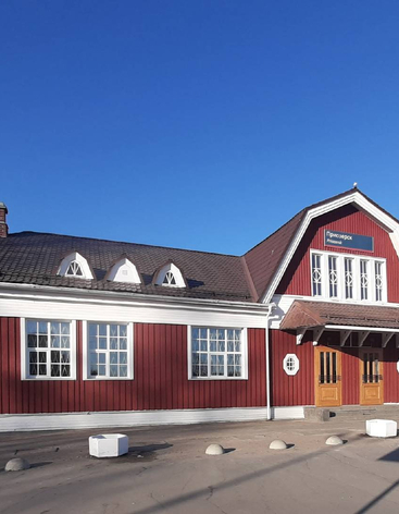 Ж/д вокзал города Приозерска