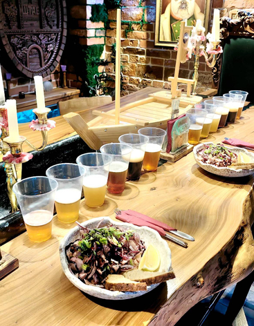 Дегустация пива и строганины из пеламиды