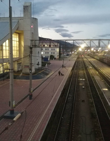 Привокзальная площадь жд станции Северобайкальск