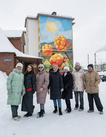 Мурал «Морошка»
