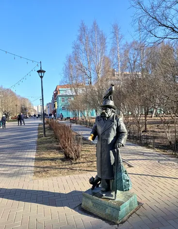 Чумбаровка - архангельский Арбат и скульптура С. Писахову
