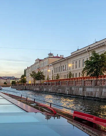 Фонтанка, Крюков канал, панорама Мариинского театра