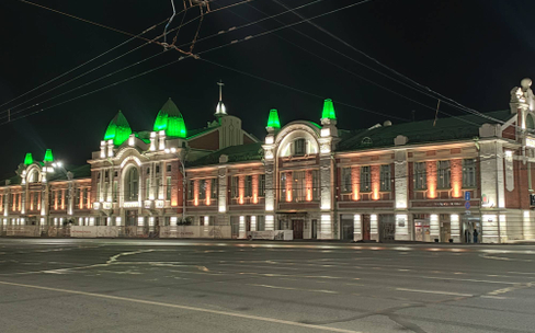 Вечерний и таинственный Новосибирск