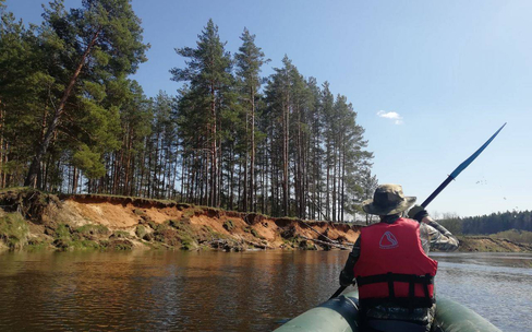Весна на реке Тьма. Однодневный сплав на байдарках