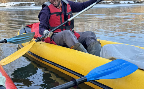 Однодневный сплав по Истре на байдарках