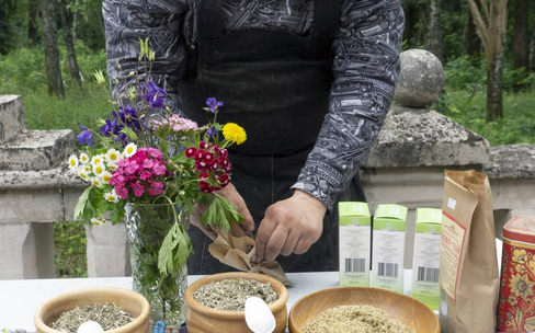 Чаепитие в усадьбе Хомякова