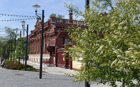 Деревянная сказка первой пешеходной