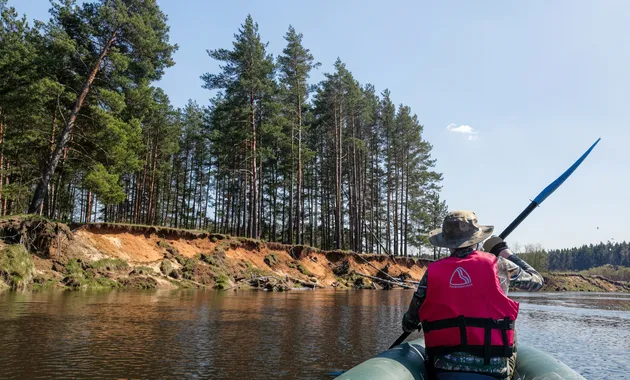 Весна на реке Тьма. Однодневный сплав на байдарках