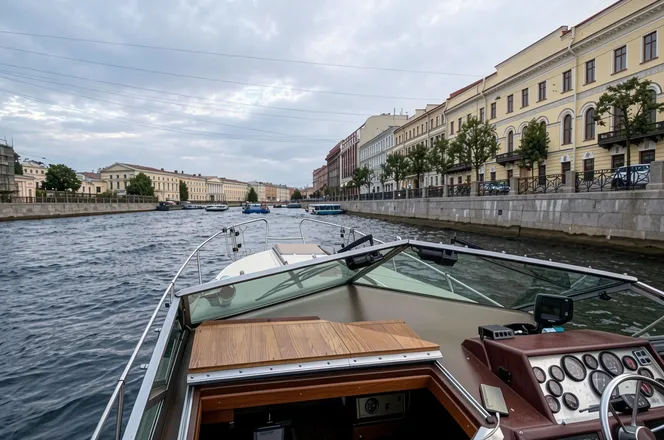 На катере по рекам и каналам Петербурга: романтично и познавательно