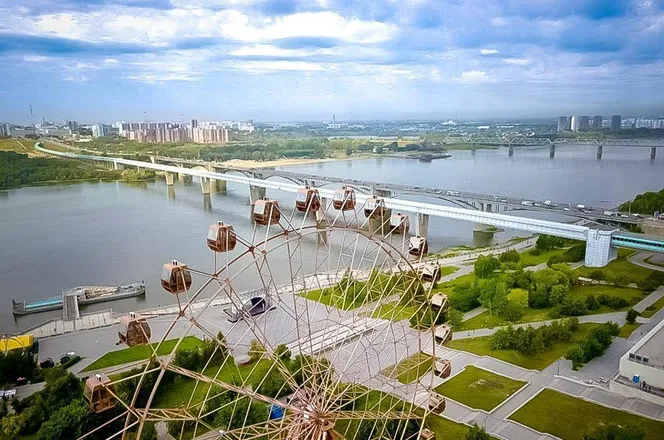 Набережная Оби: от первого моста до Новосибирска