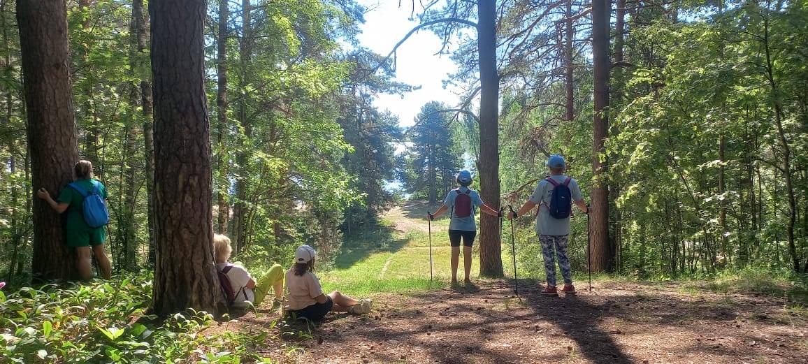 Селигерская тропа здоровья на острове Кличен