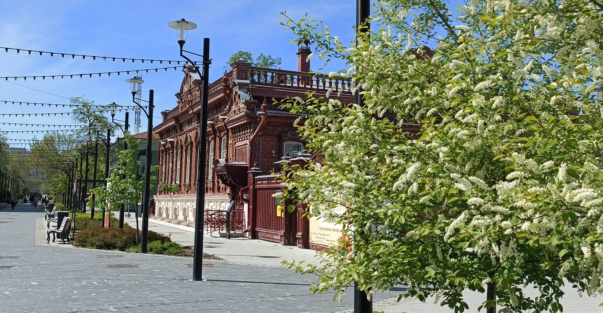 Деревянная сказка первой пешеходной