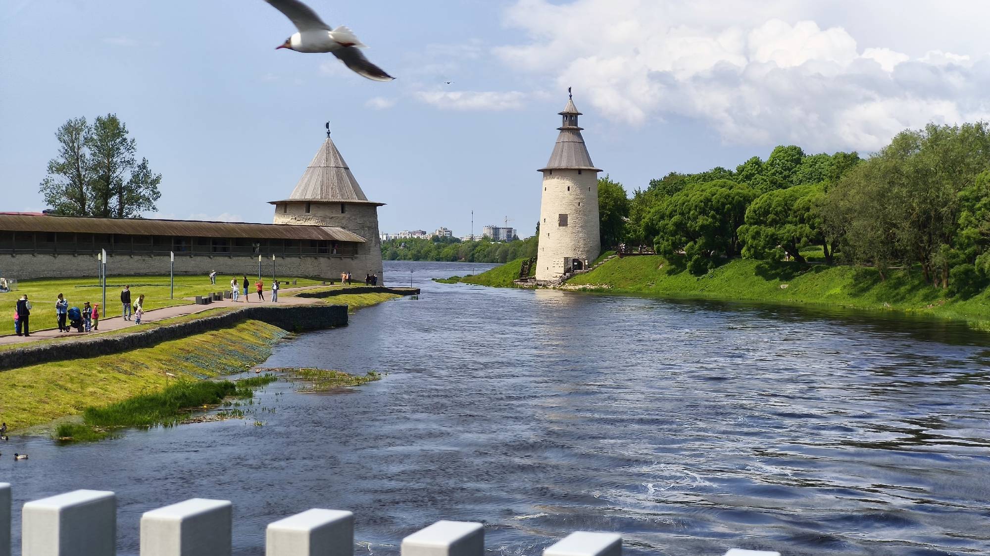 Крепость-воин на слиянии рек