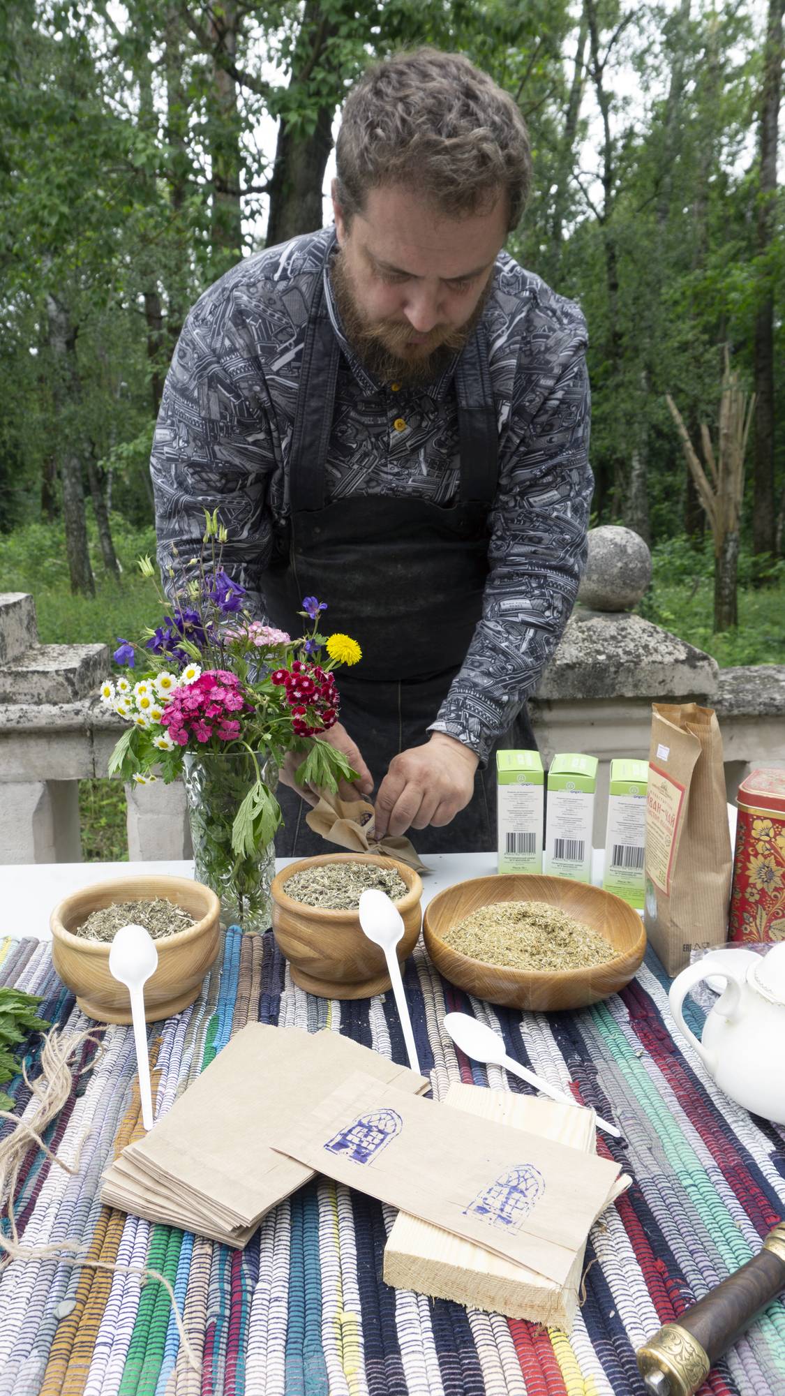 Чаепитие в усадьбе Хомякова
