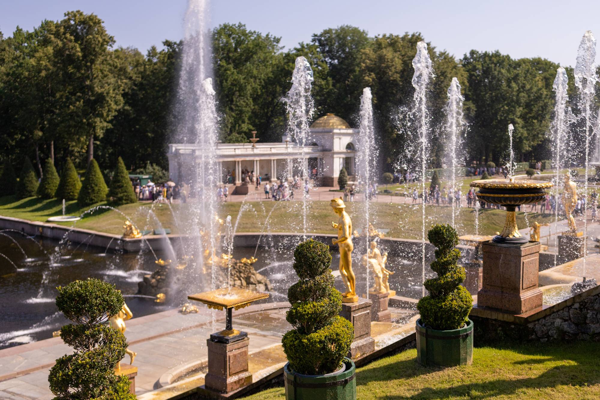 Петергоф с Большим дворцом, Малым дворцом и Нижним парком