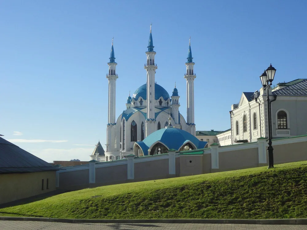 Форма главного купола Кул-Шарифа напоминает Казанскую шапку. Фото: Ulaisaeva, commons.wikimedia.org