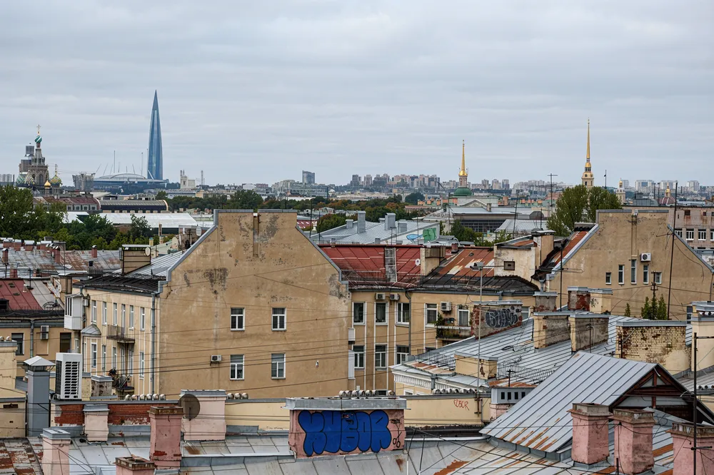 Пешеходная экскурсия «Дворы и парадные Петербурга» + смотровая площадка