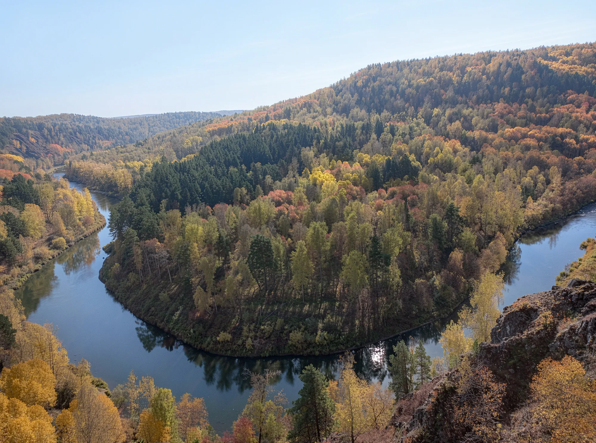 Бердские скалы, водопады и арт-парк. Природа НСО