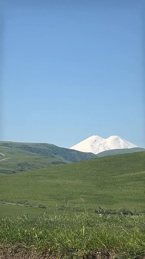 Дорога с видам на горы