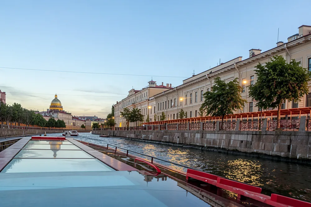 Фонтанка, Крюков канал, панорама Мариинского театра