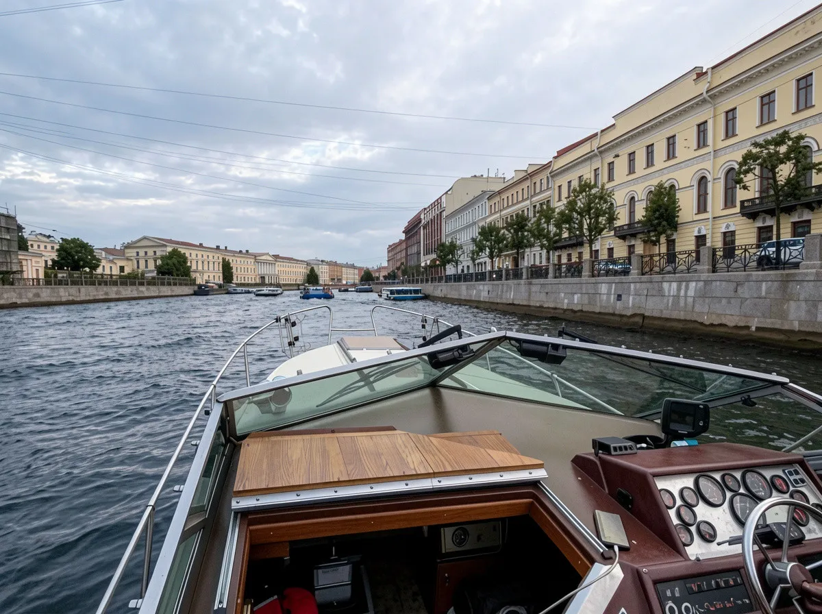 На катере по рекам и каналам Петербурга: романтично и познавательно