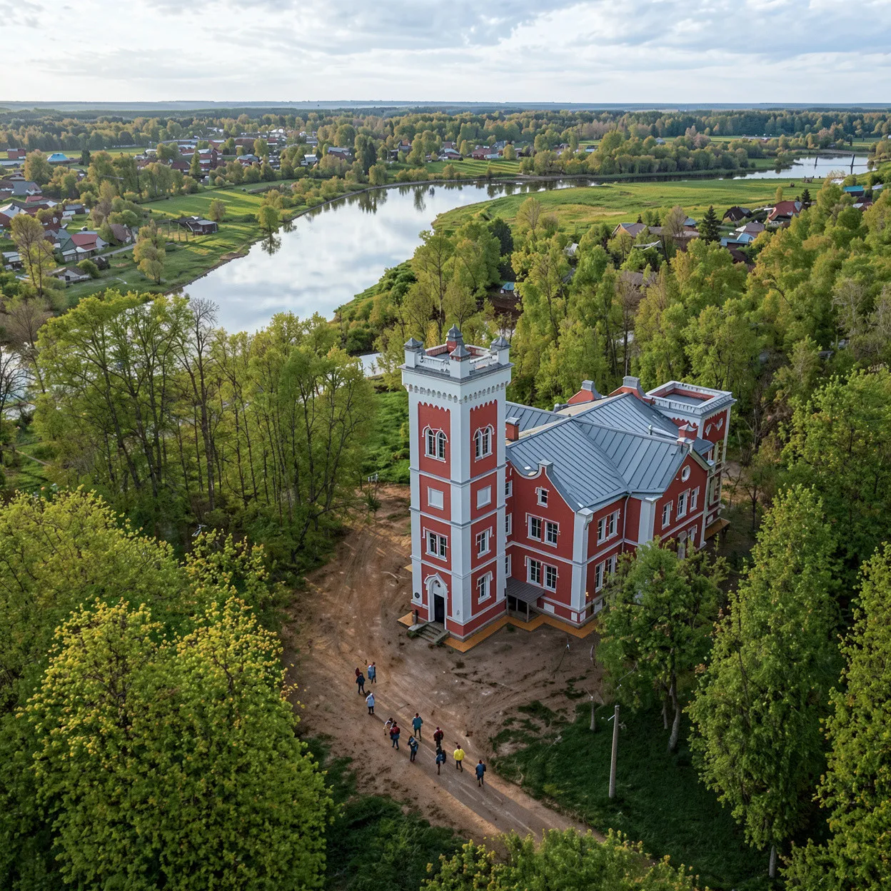 Боровичи и Гверстянка: купеческий размах и готический замок