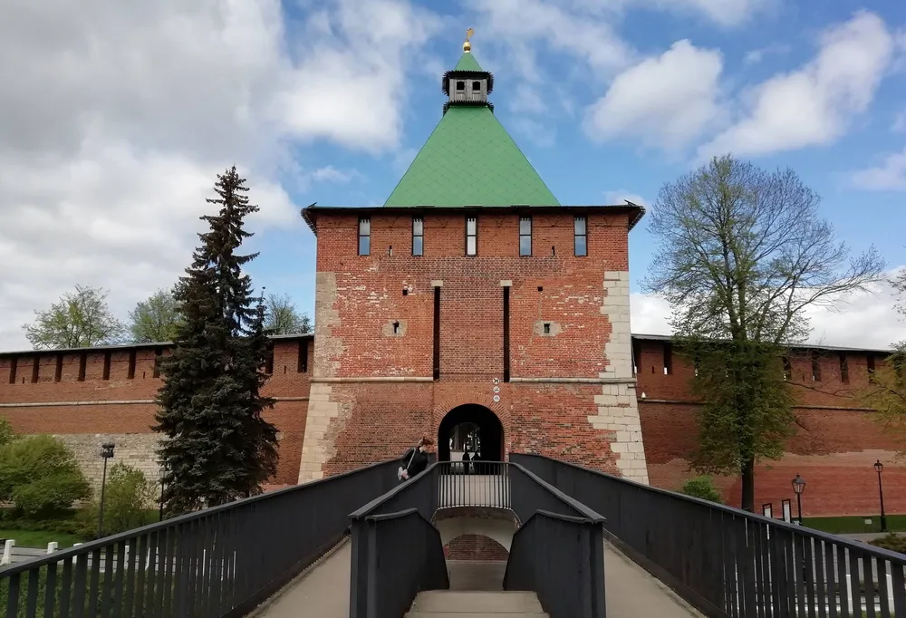 Никольская башня Нижегородского кремля, главный символ новой тысячерублевой банкноты