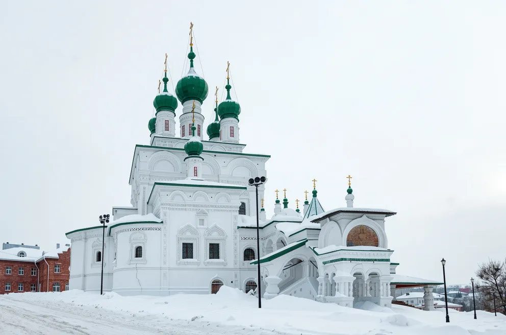 Один день в Соликамске. С посиделками у русской печки