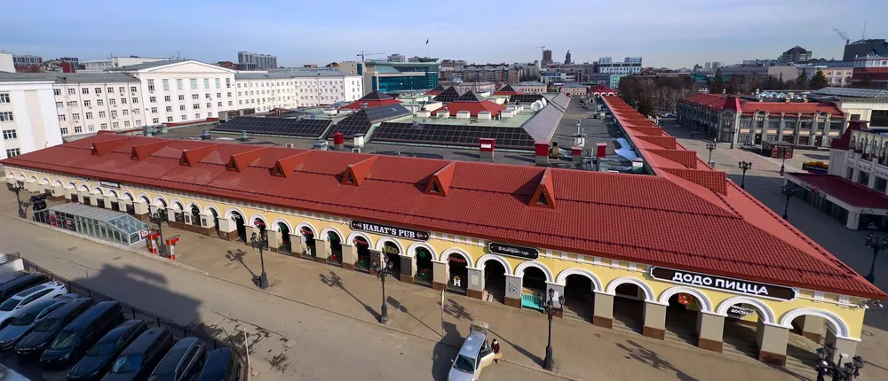 Историческое здание Гостиного двора в Уфе
