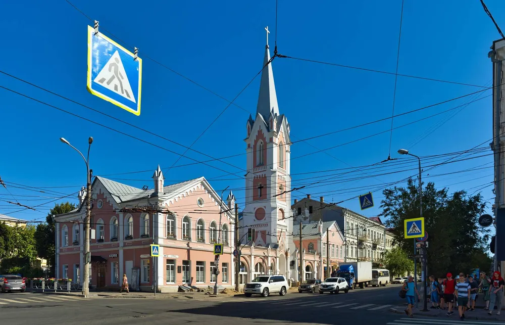 Лютеранская церковь Святого Георга на улице Куйбышева в Самаре