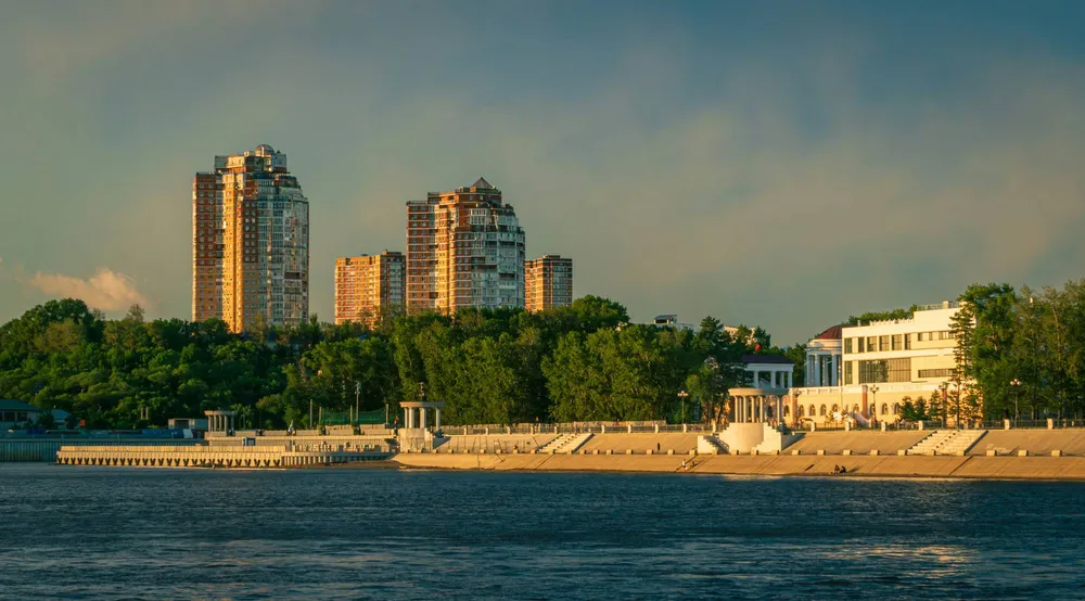 Набережная Амура в Хабаровске