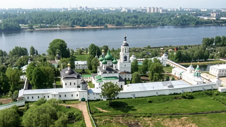 Сквер на берегу Волги