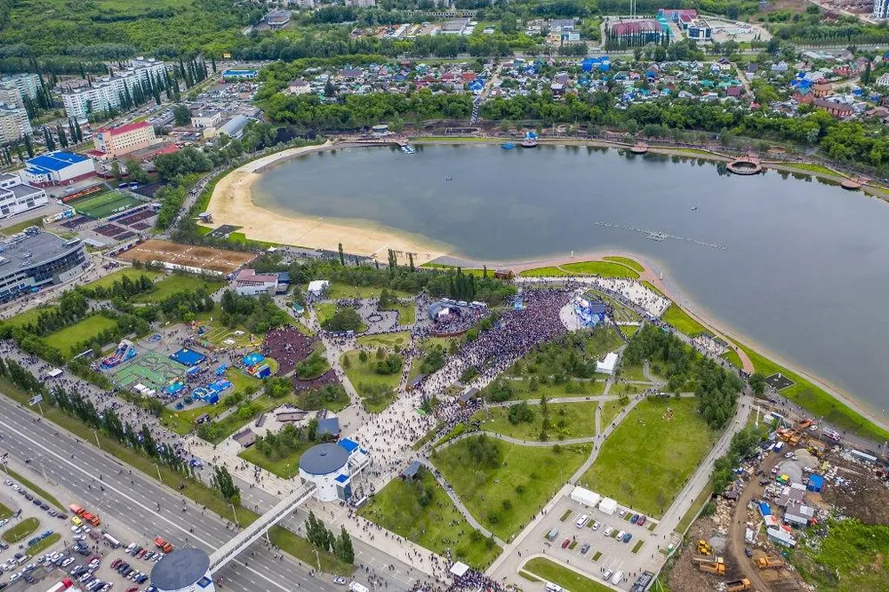 Парк культуры и отдыха Кашкадан в Уфе