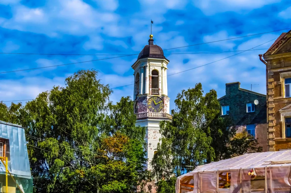 Часовая башня в Выборге