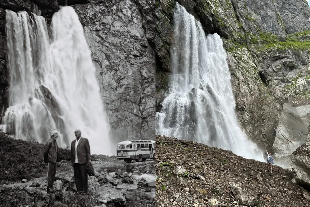 Гегский водопад, Абхазия